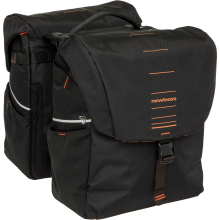 New Looxs Dubbele Fietstas Vigo Double RT 2.0 37L Zwart/Oranje