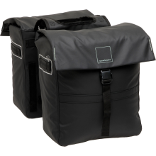New Looxs Dubbele fietstas Leeds Double 38L Black