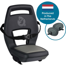 Qibbel 6+ Junior Seat compleet   Granite Grey