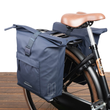 Basil Dubbele fietstas Brooklyn 41L Marineblauw