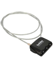 Bobike Maxi Combinatieslot met kabel   zwart