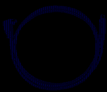 Victron VE.Direct kabel 3m (één zijde 90°)