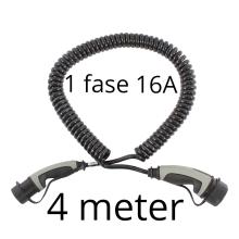 Ratio Premium Laadkabel type 2 naar type 2   coiled   1 fase 16A   4 meter