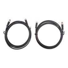 Victron Energy M8 circular 3 polige verlengkabels 2 x 2 meter