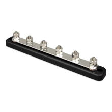 Victron Energy DC verdeelrail 150A   6 x M6 met kap