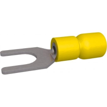 BizLine vorkkabelschoen Geel Geïsoleerd 4 6mm2   M4