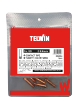 Telwin Lastips Al 1 mm, Flux 0,9 mm   5 stuks