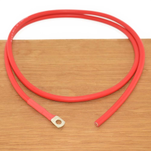 Accukabel verloop 6mm² 150cm M8 Open eind Rood