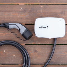 Wallbox Commander 2S   Type 2   22kW   Wit   5 meter laadkabel
