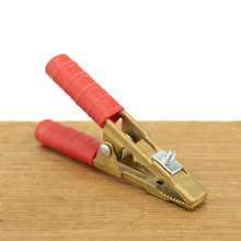 Gys Accuklem rood brons gegoten 200A