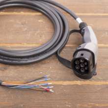 Ratio Laadkabel Type 2 naar open einde   3x16A   5 meter   Basic Line