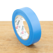 BizLine Vinyltape 15mm x 10m blauw