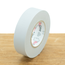BizLine Hoogwaardige vinyltape 19mm x 20m grijs