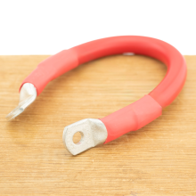 Accukabel verloop 95mm² 30cm M8 M10 Rood