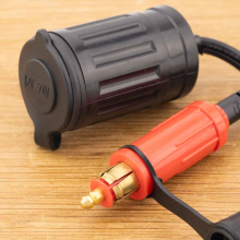Tecmate Optimate adapter kabel voor motorstekker naar auto uitgang O16
