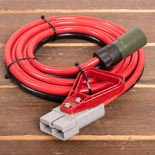 Schumacher Kabel met NATO stekker 24V – 4m x 50mm²