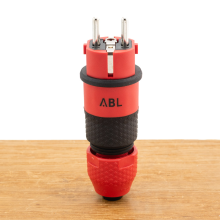 ABL Professional geaarde stekker (100000069) SCHUKO/Frans Belgisch 16A IP54 rood