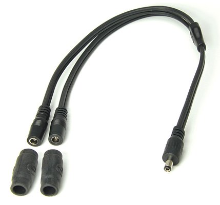 Tecmate Optimate Y splitter kabel DC stekker naar 2 DC contacten