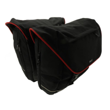 Beck Dubbele fietstas SPRTV XL Rode Bies 40L Zwart