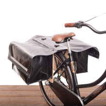 Dubbele Krantentas XXL 75L Zwart   Met schade