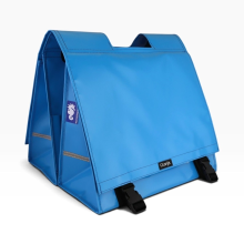Clarijs Dubbele fietstas XL 46L Azuurblauw
