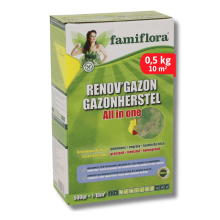 Famiflora graszaad 500g tot 10m²   gazonherstel incl. Meststof   kale plekken herstellen