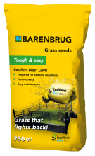 Barenbrug graszaad Resilient Blue Lawn   gras dat terugvecht   15kg tot 750m²