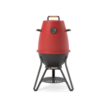 Kandu Cooking 41 houtskoolgrill   Flame Red   Vertical Cooking BBQ   Ø58 x H95 cm