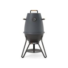 Kandu Cooking 41 houtskoolgrill   Coal Grey   Vertical Cooking BBQ   Ø58 x H95 cm