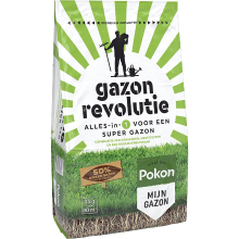 Pokon gazonmeststof 4kg voor 80m²   Gazon Revolutie   3 in 1