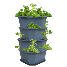 Gusta Garden PAUL POTATO   aardappeltoren   4 niveaus   blauw