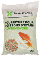Famiflora Colour Mix Light 15L vissenvoer – Vijverkorrels – Kleurbalans   Licht verteerbaar visvoer   Voor alle siervissen