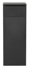 Practo Garden dortmund met cijferslot mat zwart   Brievenbussen   27x39x105cm   RAL 9005 MAT