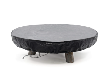 BonFeu Premium Beschermhoes Rond Ø80 cm   Vuurschaal & BonBiza Barbecue   Zwart PVC   Weerbestendig   Trekkkoord