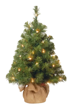National Tree Company Noble tafelboompje 35 LED Batt H61cm