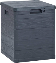 Toomax Woody's Compact Box   90L   Donker Antraciet   Binnenmaat 37 x 35,5 x 47 cm   Buitenmaat 42 x 50 x 44 cm