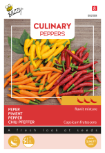 Buzzy seeds Buzzy® Culinary Peppers Rawit Mix   Rood, Geel & Oranje   Pittige Aziatische Mix