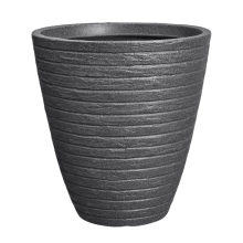 Florus Andes Hoog Rond 40cm Bloempot   Antraciet   Hoog Model