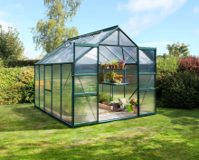 Vitavia Meridian 2 serre   8,3m²   met 4 mm polycarbonaat   Donkergroen
