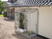 Vitavia Ida muurserre   1,3m²   met 4 mm polycarbonaat   Aluminium