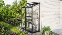 Vitavia Ida muurserre   0,9m²   Zwart
