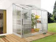 Vitavia Ida muurserre   3,3m²   met 4 mm polycarbonaat   Aluminium