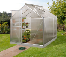 Vitavia Triton serre   3,8m²   met 6 mm polycarbonaat   Aluminium