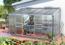 Vitavia Ida muurserre   7,8m²   met 4 mm polycarbonaat   Aluminium