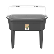 Florus Kweektafel Set   Incl. Kweekhuis   78 cm Werkhoogte   Antraciet   Moestuinbak
