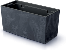 Prosperplast Urbi Case Beton Effect   Antraciet   39,5 x 18,5 cm   Betonlook