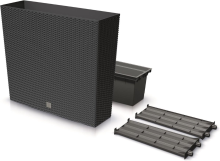 Prosperplast Rato Case Tower   Antraciet   77 x 23,5 cm   68,6 cm Hoog