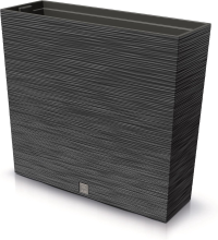 Prosperplast Furu Case Tower Plantenbak   Antraciet   77 cm   Met Inzet