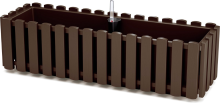 Prosperplast Boardee Fencycase Balkonbak   Bruin   58 cm   Hout Look