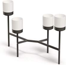 Prosperplast Bloomie Stand Plantenrek   Wit   4 Potten   125 cm